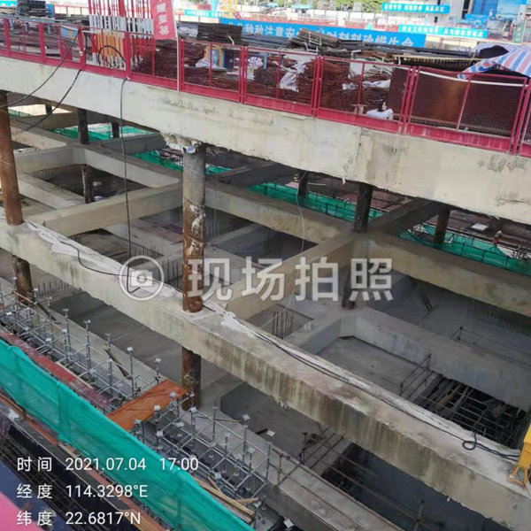 基坑支撑梁切割拆除工程