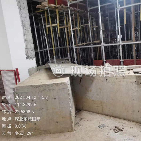 基坑支撑梁切割拆除工程