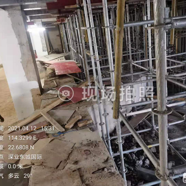 基坑支撑梁切割拆除工程